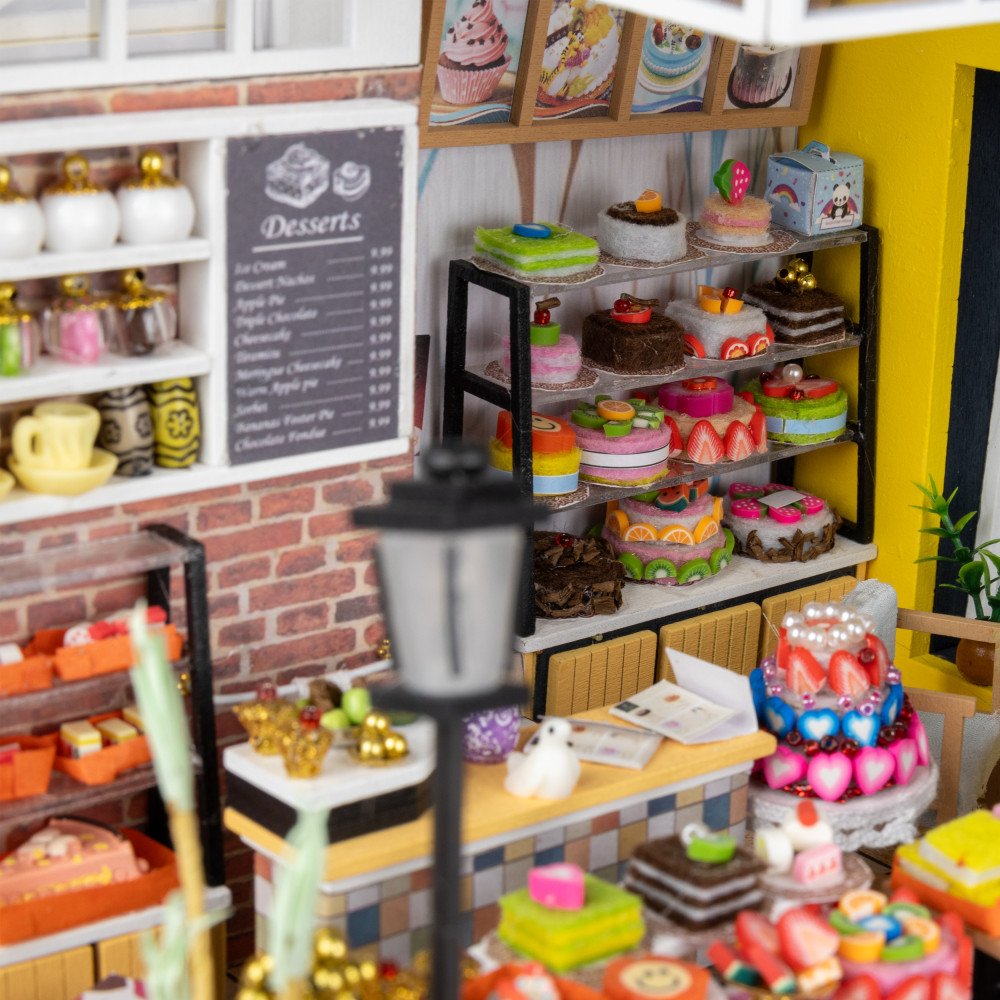Miniatuurhuis Bouwpakket Medium - Taartenwinkel 'Cake & Dessert'