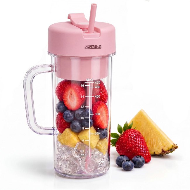 Portable Blender - Roze - 450 ml