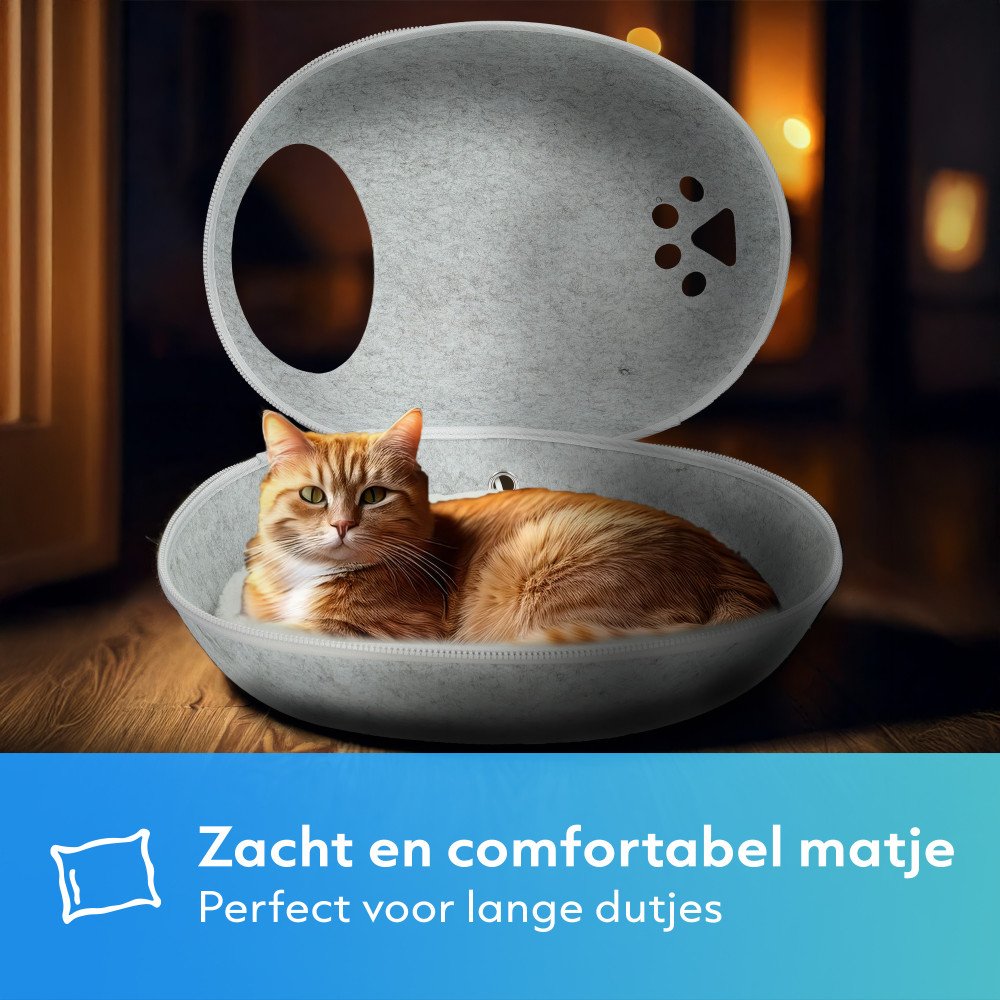Kattenmand met Verwarming