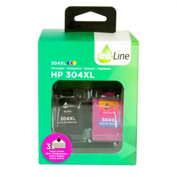 Inkline Multipack HP 304XL Inktcartridges - 2-pack
