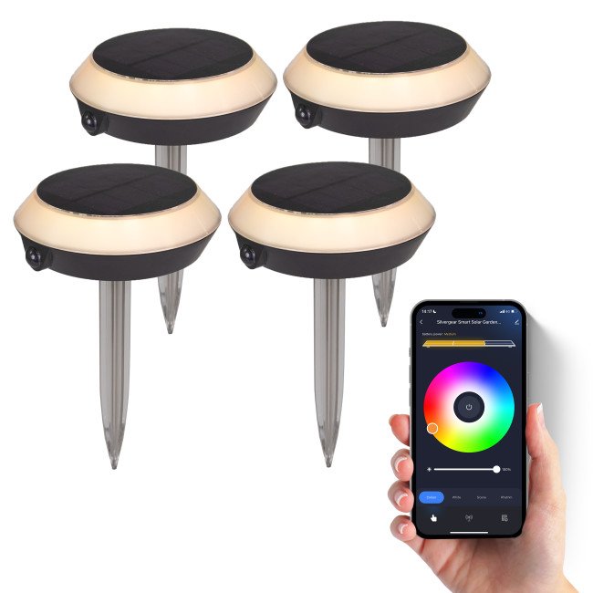 Slimme Solar Tuinlampen - 4-pack