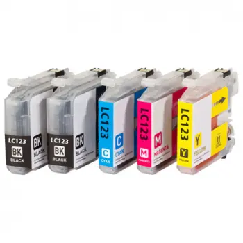 Brother LC123 Inktcartridges - 4 Pack