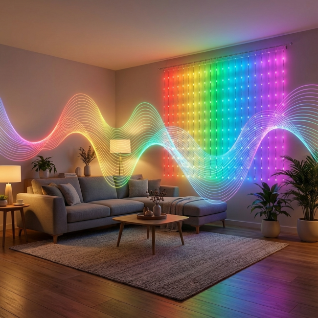 Smart LED Lichtgordijn
