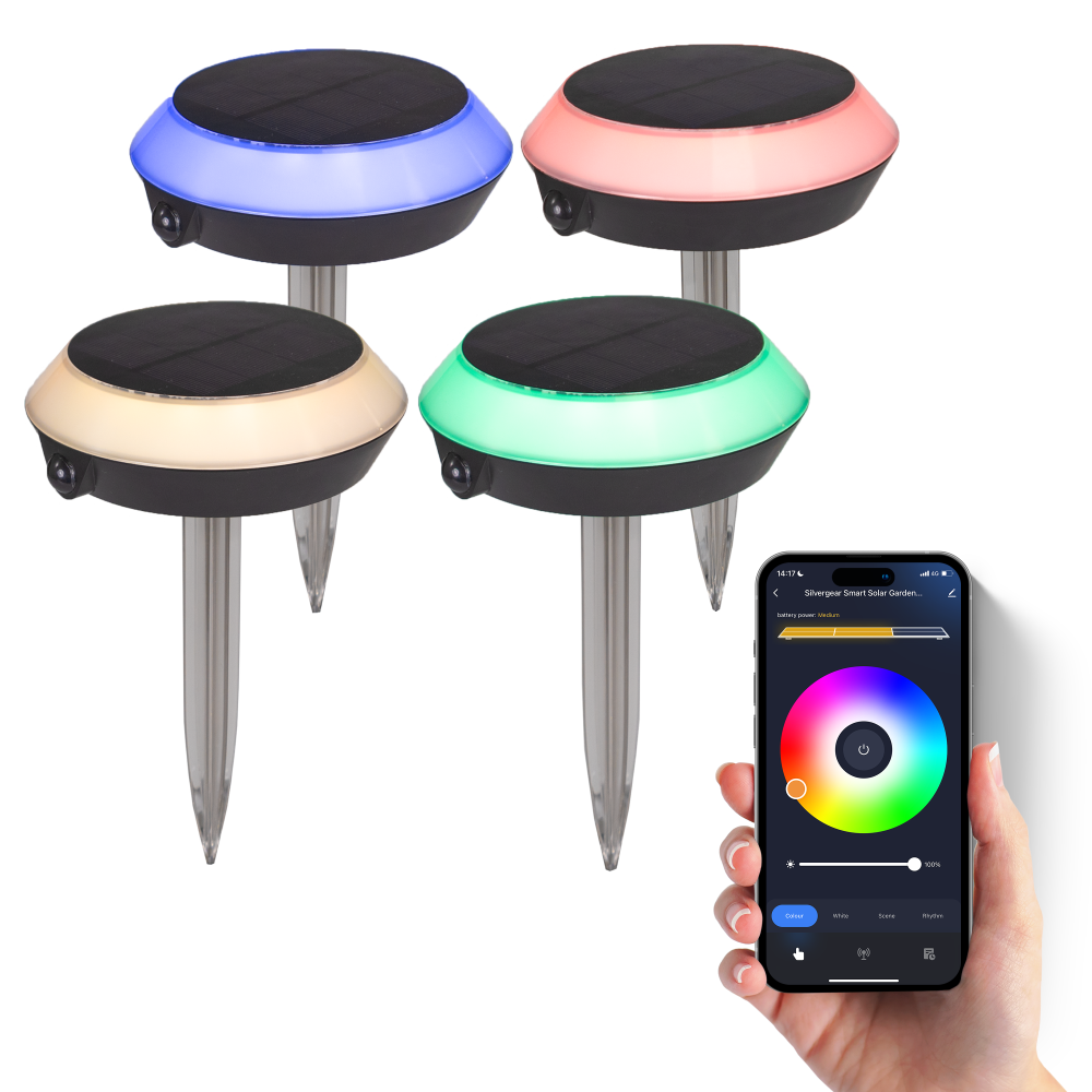 Slimme Solar Tuinlampen - 4-pack