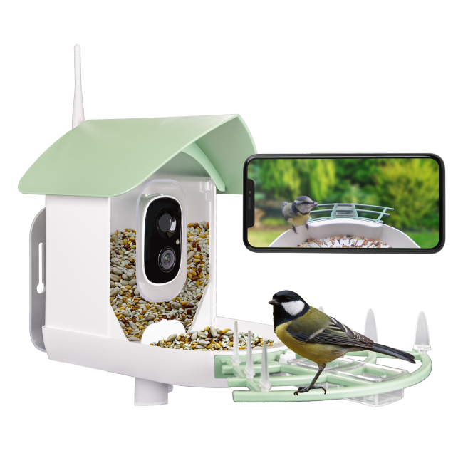 Slim Vogelvoederhuisje met Camera