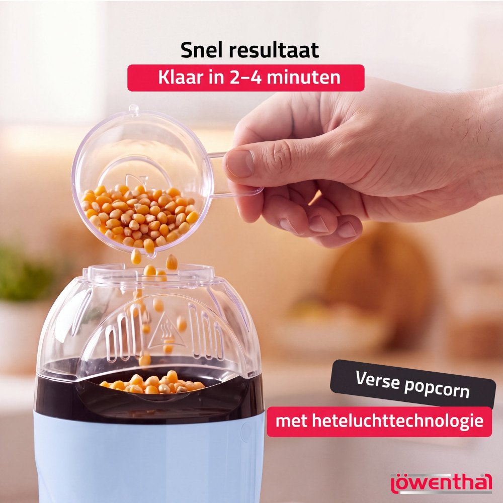 Popcornmachine - Blauw