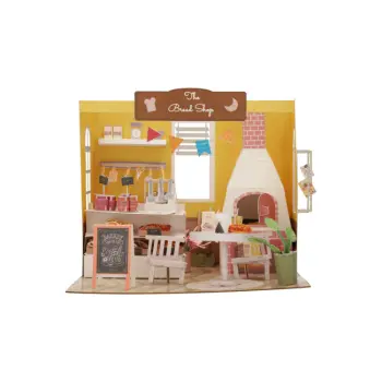 Miniatuur Bouwpakket Papier - Broodwinkel
