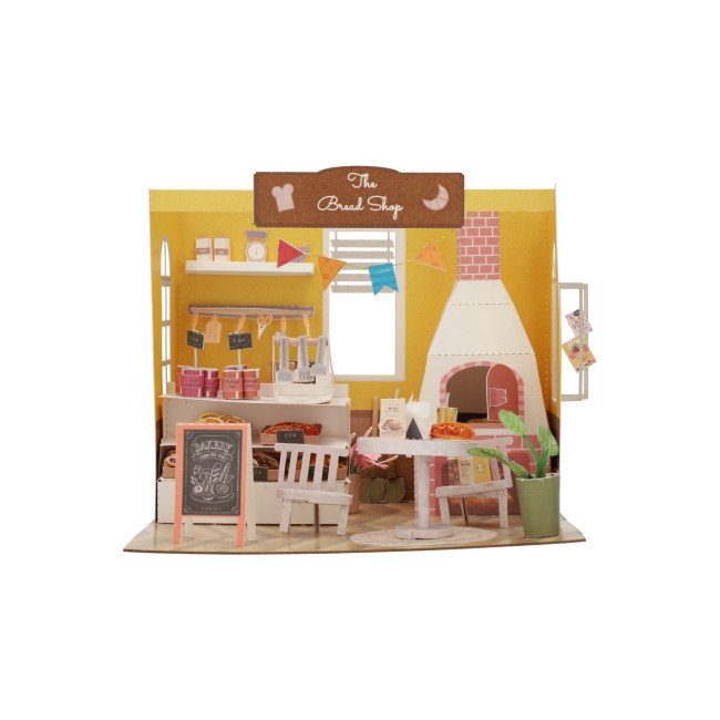 Miniatuur Bouwpakket Papier - Broodwinkel