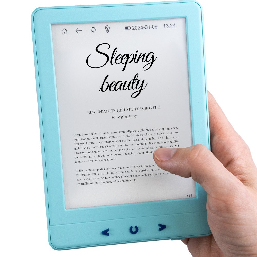 E-reader - 6 Inch - 4 GB - Blauw