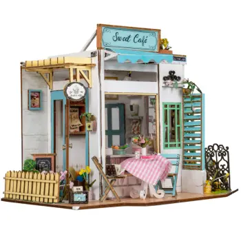 Miniatuurhuis Bouwpakket Medium - Sweet Cafe