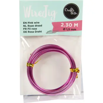 Wire Jig Draad - Roze
