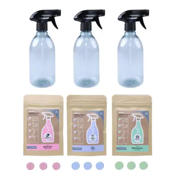 Cleaning Tablets Starterkit - Badkamer, Allesreiniger en Glas