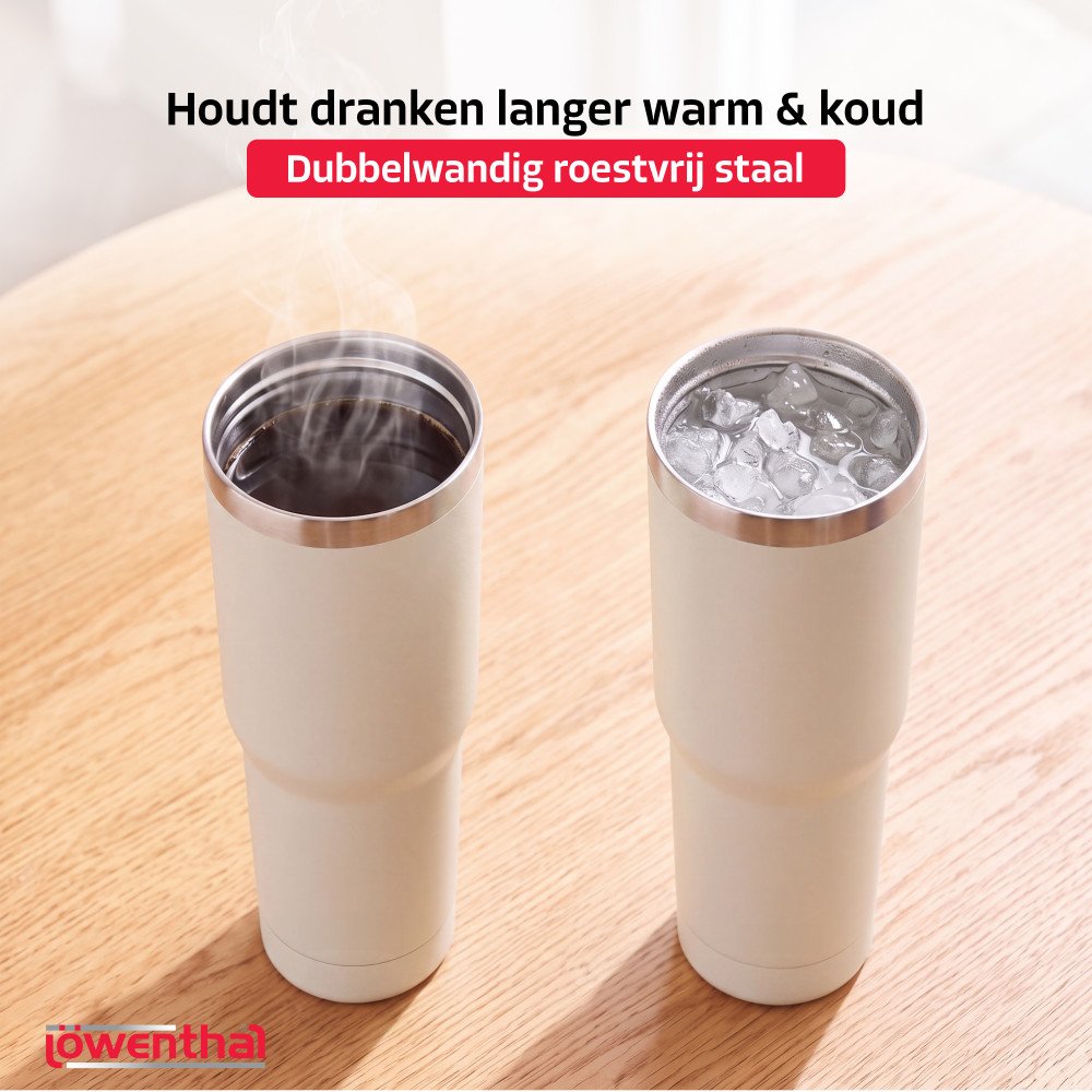 Thermosfles - Beige - 800 ml