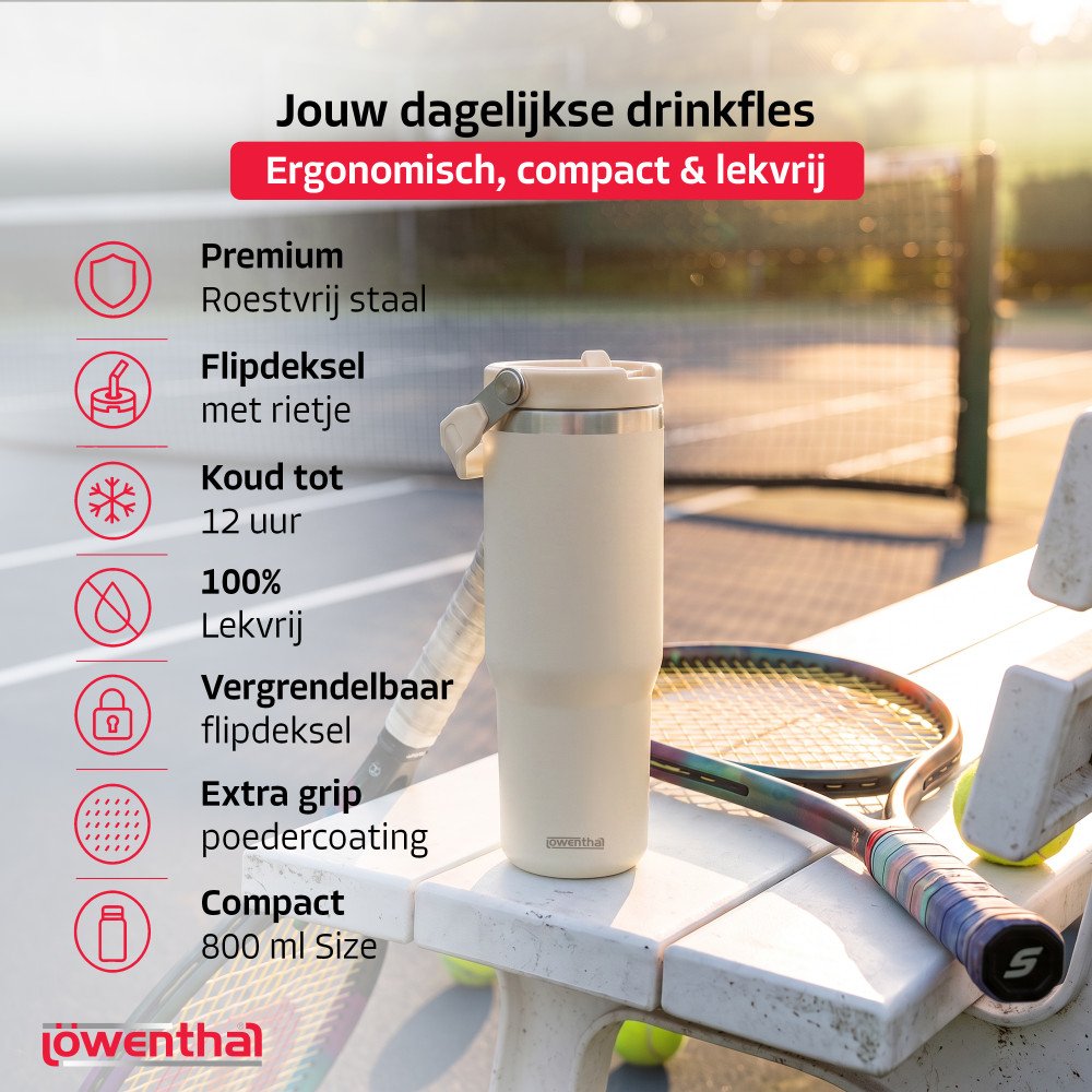 Thermosfles - Beige - 800 ml