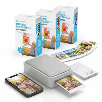 Mobiele Fotoprinter - Combideal met 70 Fotovellen