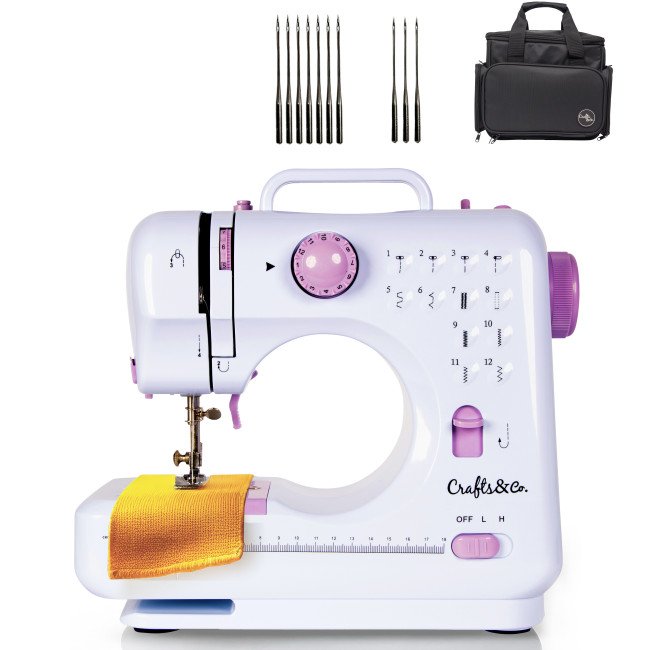 Naaimachine voor Beginners - Combideal met Naaldenset & Opbergtas