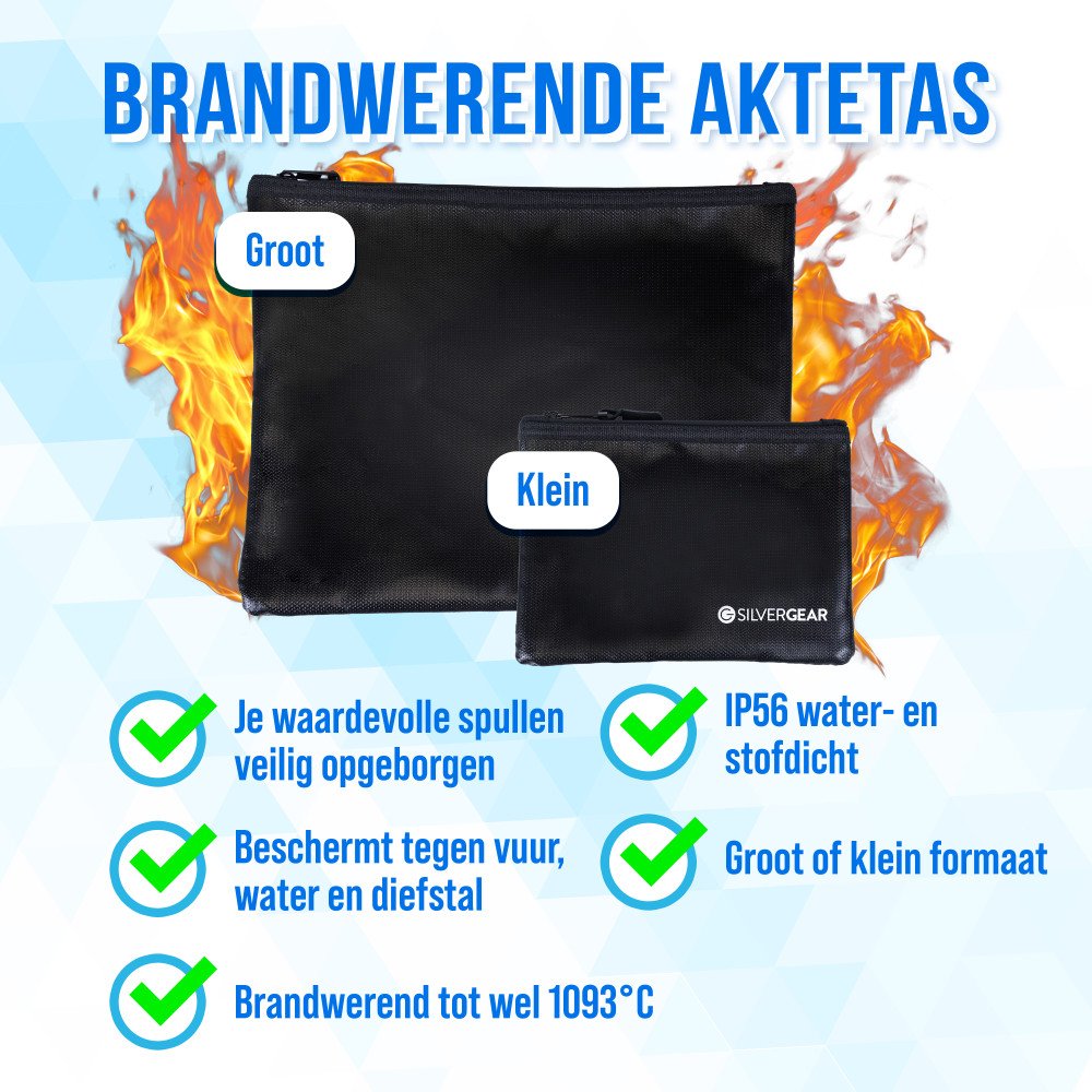 Brandwerende Zak - Combideal Klein en Groot