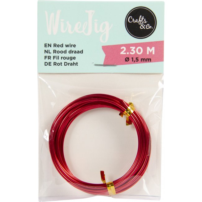 Wire Jig Draad - Rood
