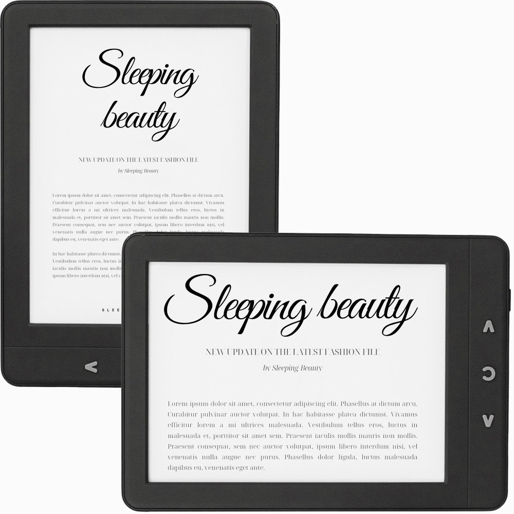E-reader - 6 Inch - 4 GB – Zwart