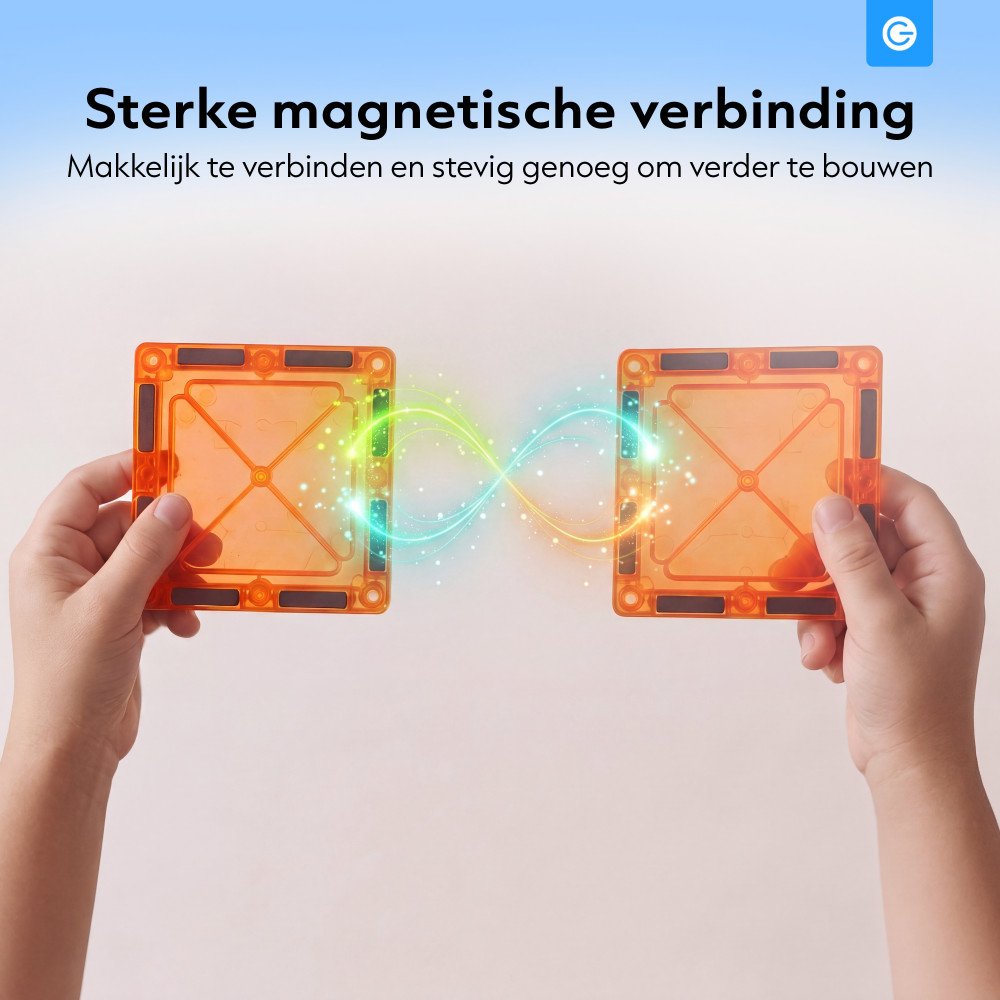 Magnetic Tiles - Parkeergarage Bouwset