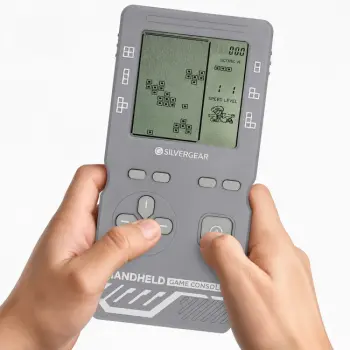 Retro Console Blokkenspel - Grijs